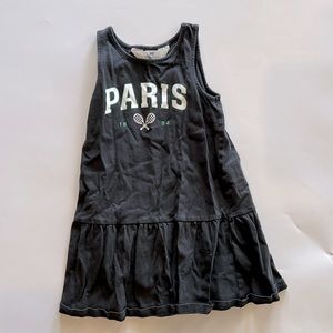 H&M Paris tennis graphic dress. 3/4t